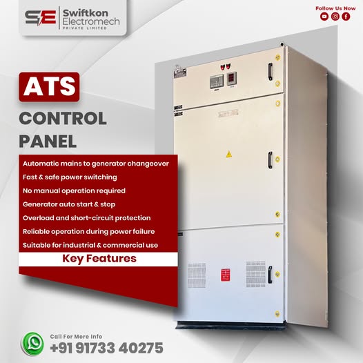 ATS Control Panel Manufacturer in Ahmedabad