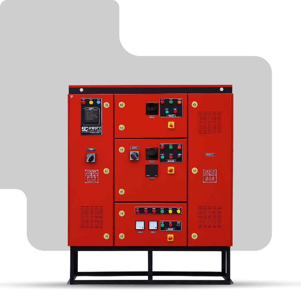 COMBINE PUMP(MAIN+JOCKEY+JOCKEY) PANEL-STAND MOUNTED-INDUSTRIAL